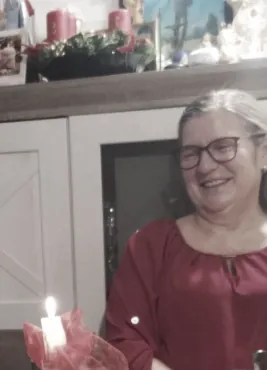 Mária Š. pred programom